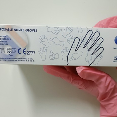 Colorful Latex Free Small Disposable Nitrile Gloves Customize
