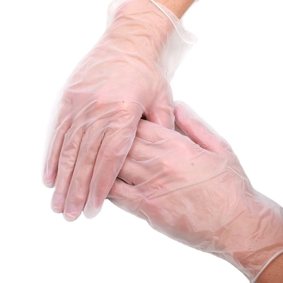 Disposable Clear Household Sterile Vinyl Gloves Powder Free
