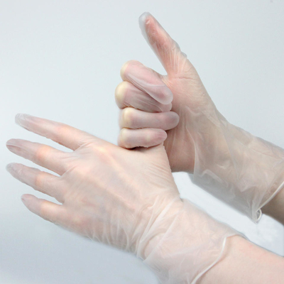 CE Approved VinylTransparent Disposable Gloves Household Use