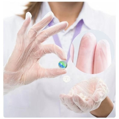 Protective Disposable Vinyl Gloves Powdered For Home Medical