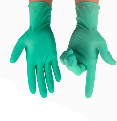 AI 650 Aloe Vera Nitrile Exam Gloves Disposable Medical For Pet Care Painters