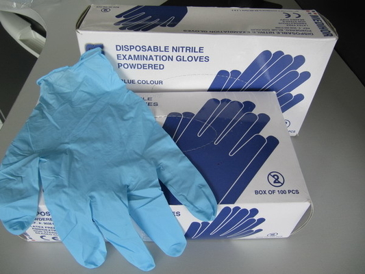 Nitrile Vinyl Blend Exam Gloves Powder Free Latex Free Rubber Free Single Use