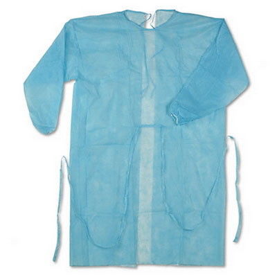 Non Sterile Disposable Medical 50gsm Non Woven Surgical Gowns