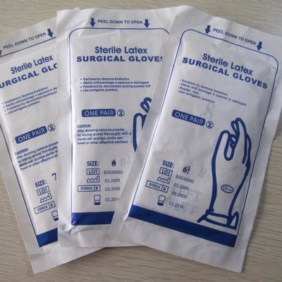 Medical Grade Powder Latex gloves/Rubber Free long latex gloves