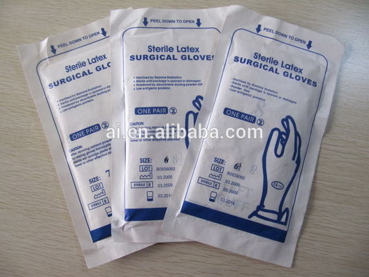 China manufacturer disposable medical surgical latex examination gloves making