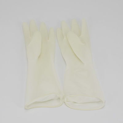 Disposable Latex gloves/Medical Examination Gloves/long cuff gloves
