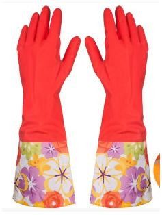 latex nitrile coated natural rubber glove industrial natural rubber non-slip work gloves