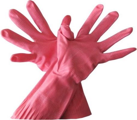 rubber gloves scrap/Black cleaning latex rubber gloves for household
