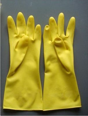 rubber gloves scrap/Black cleaning latex rubber gloves for household