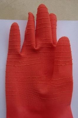 rubber gloves scrap/Black cleaning latex rubber gloves for household