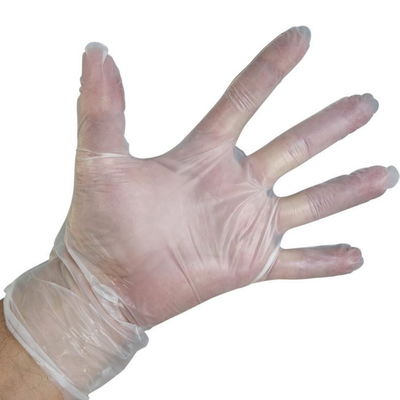 9 MPa Clear Size Available Smooth Surface Vinyl Disposable Gloves