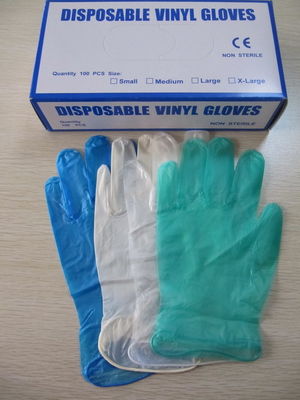 4 Mil Ambidextrous PVC Disposable Vinyl Examination Gloves Non Sterile