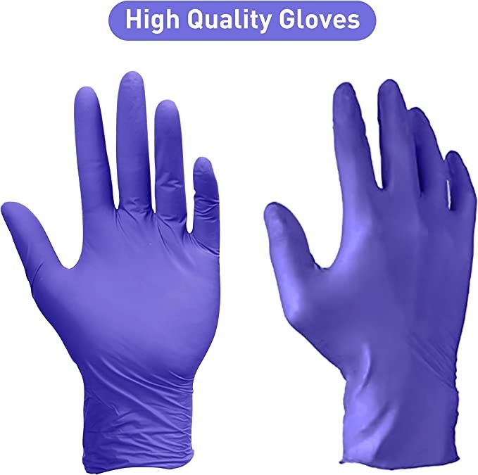 Ai650 Medical Nitrile Gloves Disposable Power Free Latex Free Non Sterile