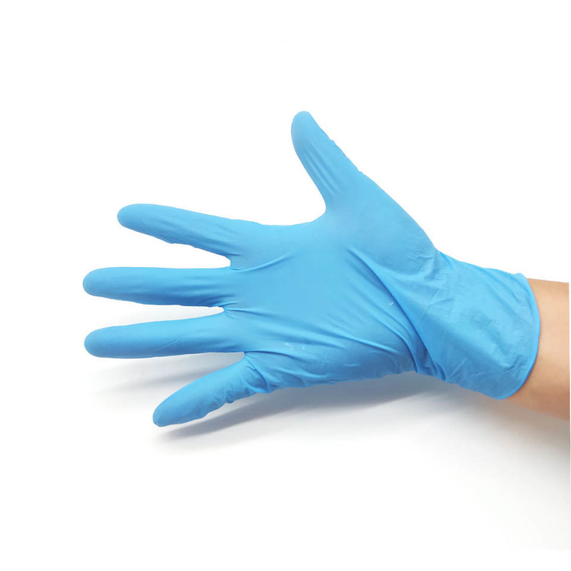 Medical Disposable Non Sterile Nitrile Gloves Blue