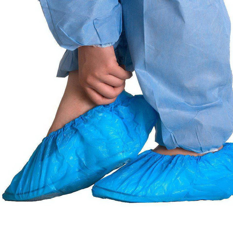 Non Slip Medical Nonwoven 40gsm Disposable Shoe Covers