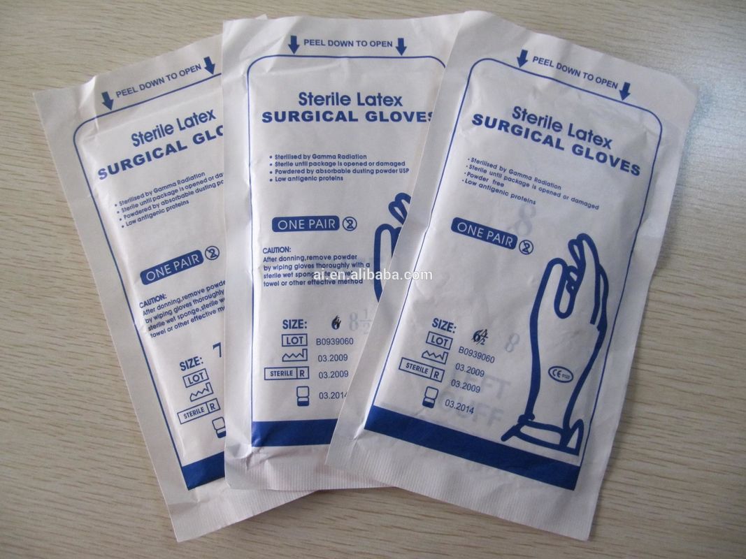 Medical gloves latex Beauty / Hair / Face care Salon use 9 inch powdered Disposable Gloves