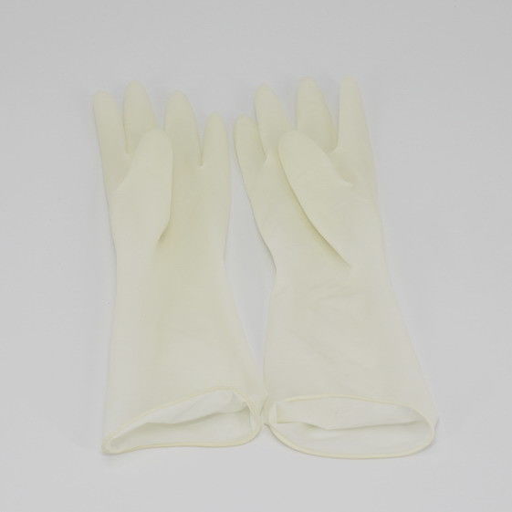 Disposable Latex gloves/Medical Examination Gloves/long cuff gloves