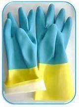 latex rubber gloves natural rubber red color dielectric safety Gloves