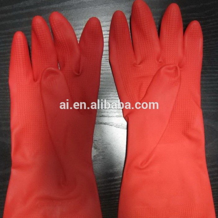 100% Eco Silicone Rubber Dish seamless rubber gloves Washing Gloves
