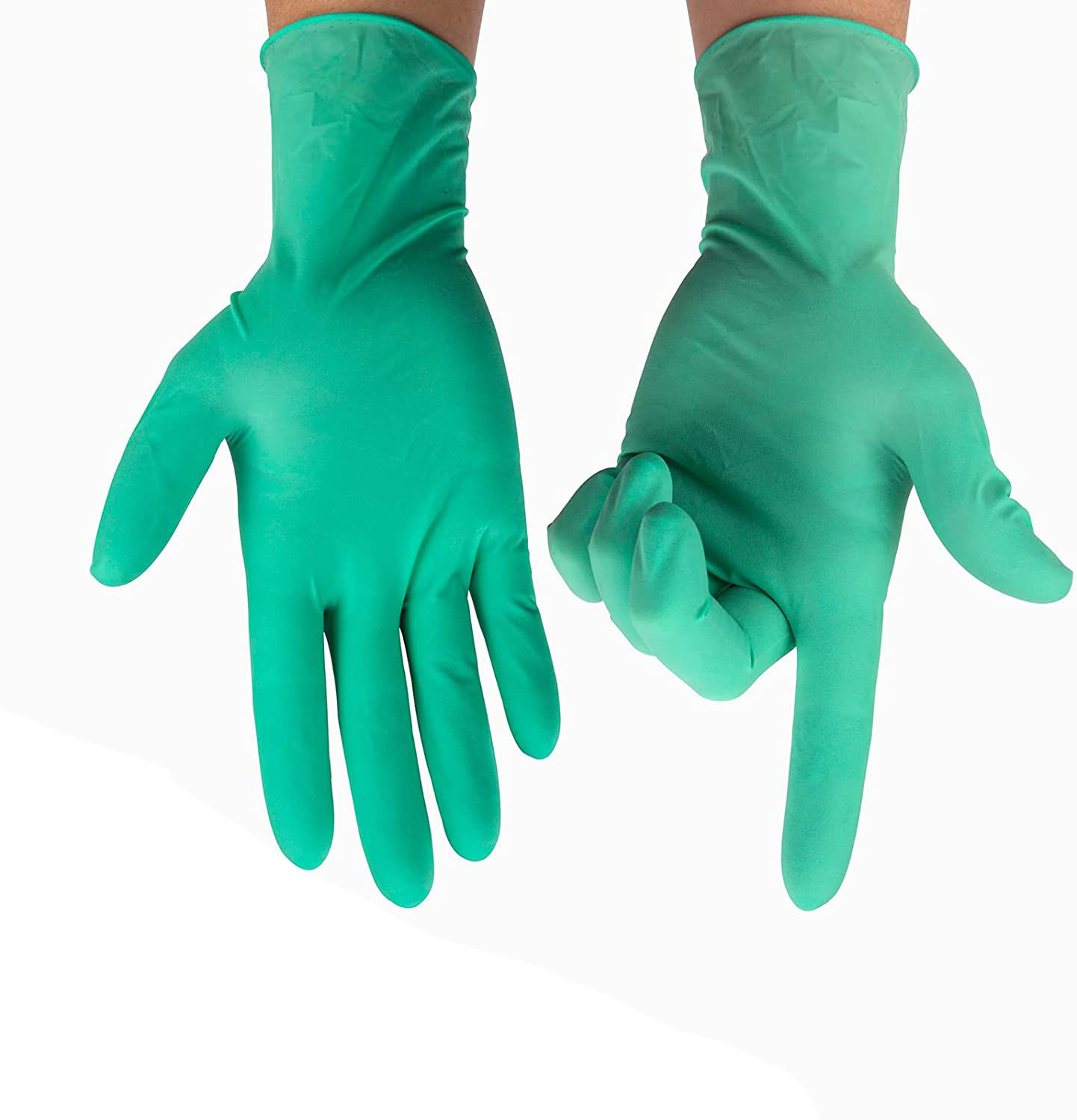 AI 650 Aloe Vera Nitrile Exam Gloves Disposable Medical For Pet Care Painters