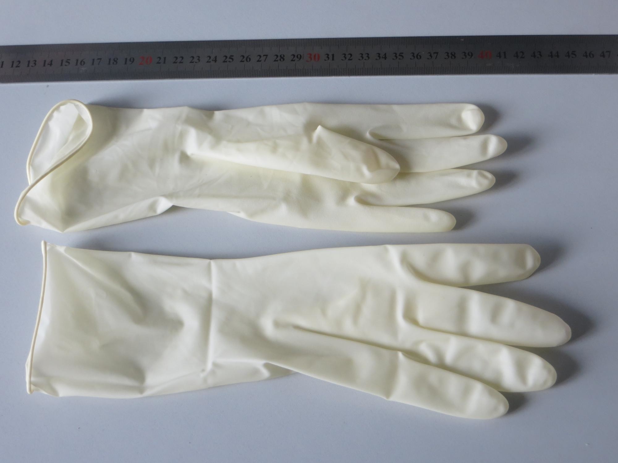 Cheap medical hospital Surgical latex gloves powder free latex gloves box with free sample