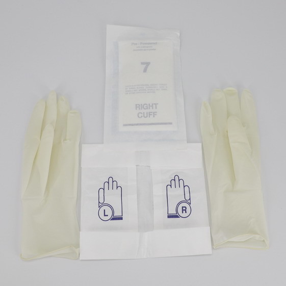 Disposable Latex gloves/Medical Examination Gloves/long cuff gloves