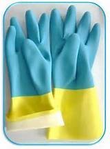 latex nitrile coated natural rubber glove industrial natural rubber non-slip work gloves